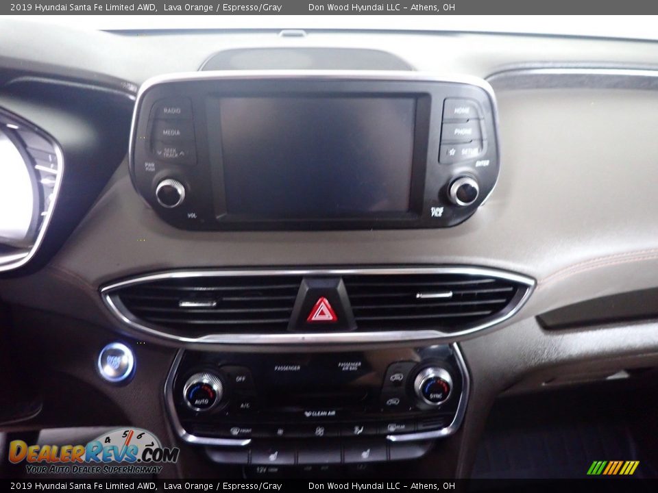 2019 Hyundai Santa Fe Limited AWD Lava Orange / Espresso/Gray Photo #26