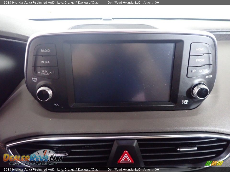 2019 Hyundai Santa Fe Limited AWD Lava Orange / Espresso/Gray Photo #28