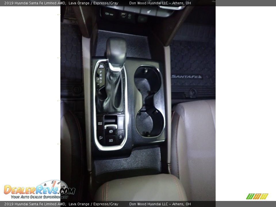 2019 Hyundai Santa Fe Limited AWD Lava Orange / Espresso/Gray Photo #32