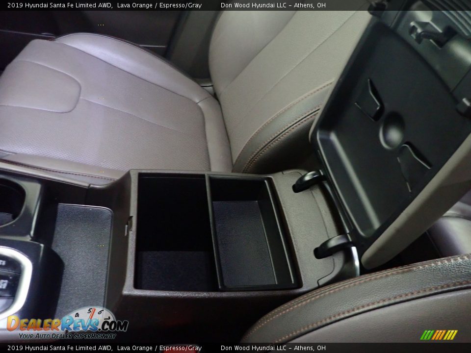 2019 Hyundai Santa Fe Limited AWD Lava Orange / Espresso/Gray Photo #33