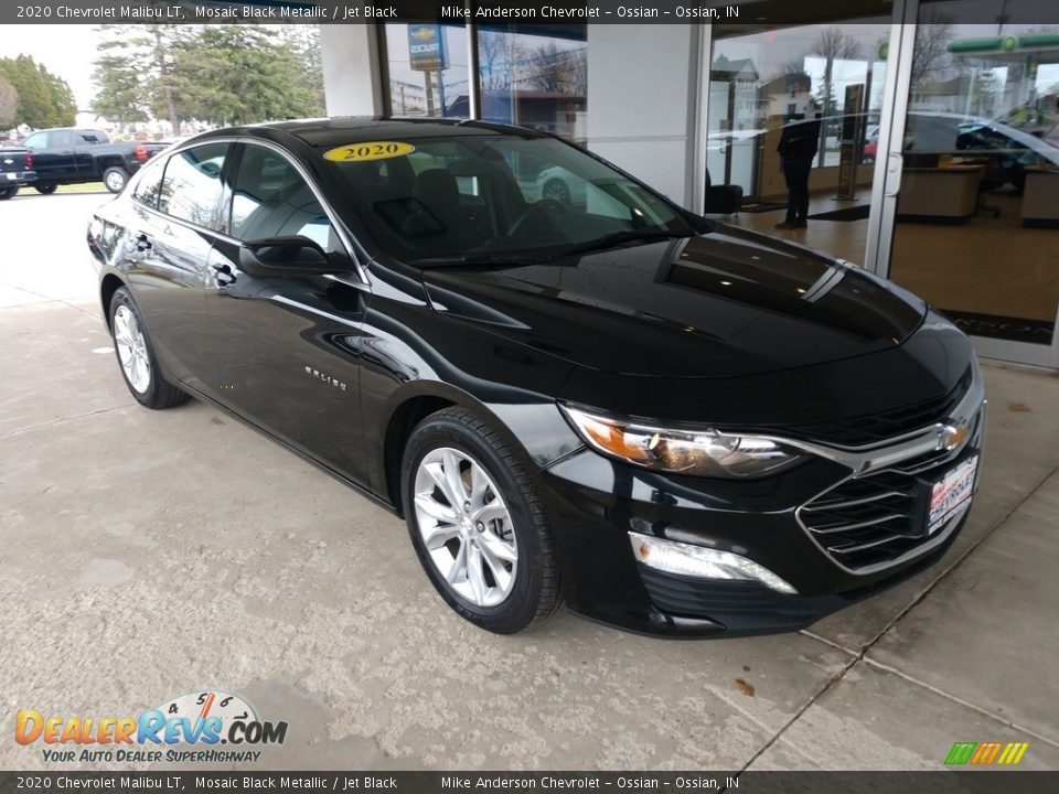 2020 Chevrolet Malibu LT Mosaic Black Metallic / Jet Black Photo #2