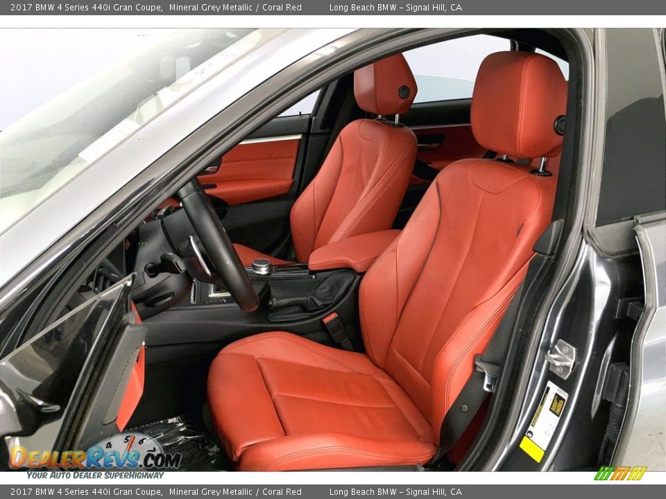 Coral Red Interior - 2017 BMW 4 Series 440i Gran Coupe Photo #28