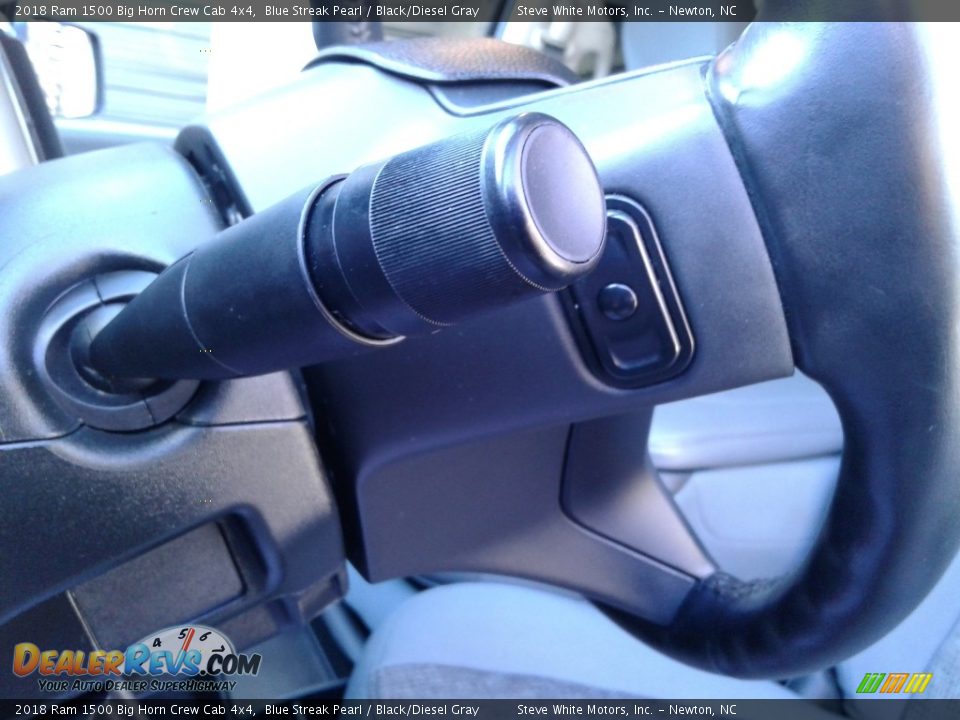2018 Ram 1500 Big Horn Crew Cab 4x4 Blue Streak Pearl / Black/Diesel Gray Photo #13