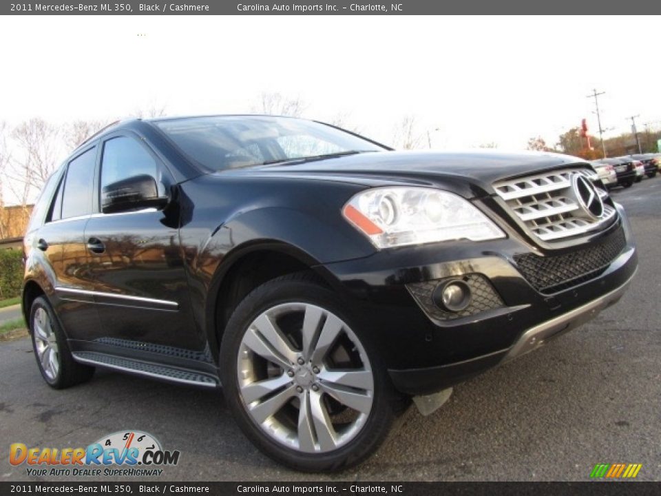 2011 Mercedes-Benz ML 350 Black / Cashmere Photo #1