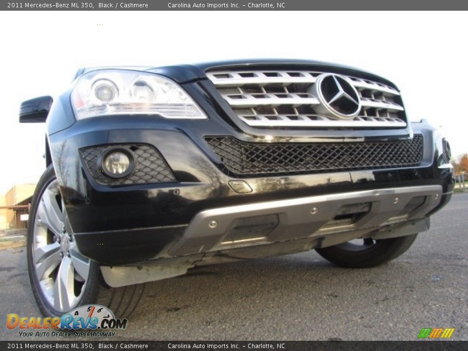 2011 Mercedes-Benz ML 350 Black / Cashmere Photo #2