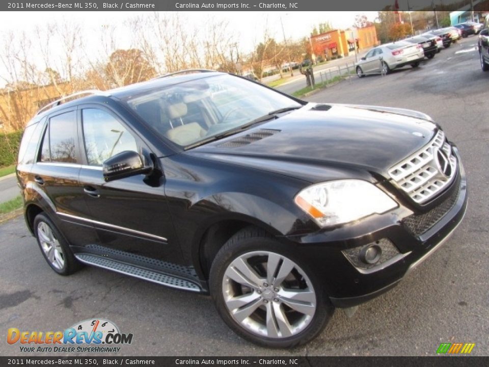 2011 Mercedes-Benz ML 350 Black / Cashmere Photo #3