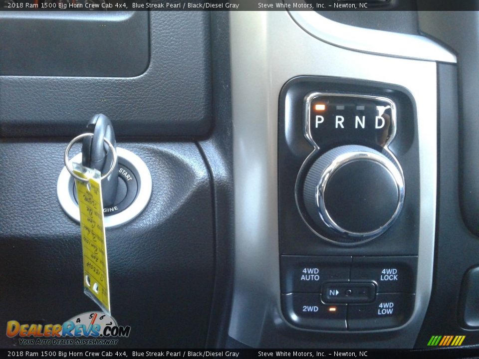 2018 Ram 1500 Big Horn Crew Cab 4x4 Blue Streak Pearl / Black/Diesel Gray Photo #23