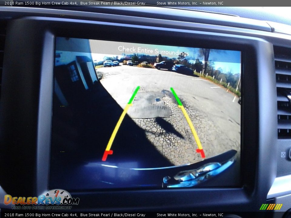 2018 Ram 1500 Big Horn Crew Cab 4x4 Blue Streak Pearl / Black/Diesel Gray Photo #25