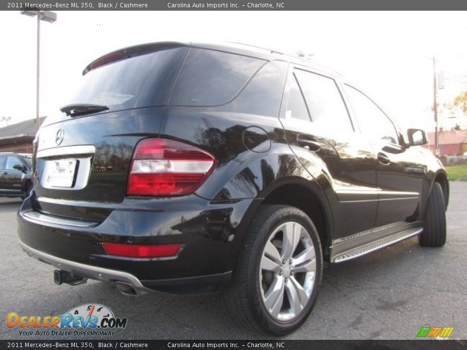 2011 Mercedes-Benz ML 350 Black / Cashmere Photo #10