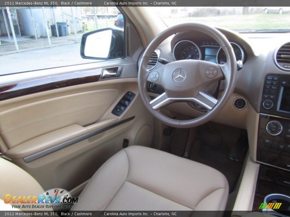 2011 Mercedes-Benz ML 350 Black / Cashmere Photo #12