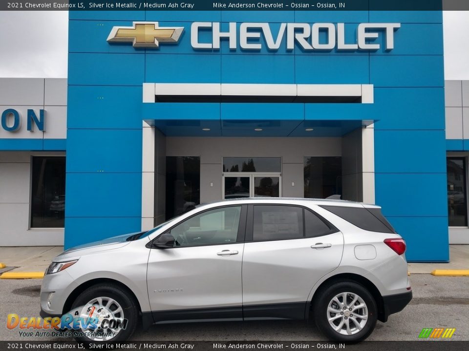 2021 Chevrolet Equinox LS Silver Ice Metallic / Medium Ash Gray Photo #1