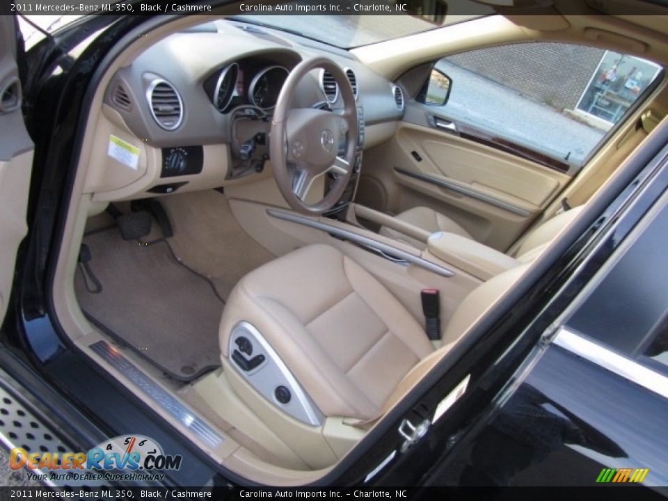 2011 Mercedes-Benz ML 350 Black / Cashmere Photo #17