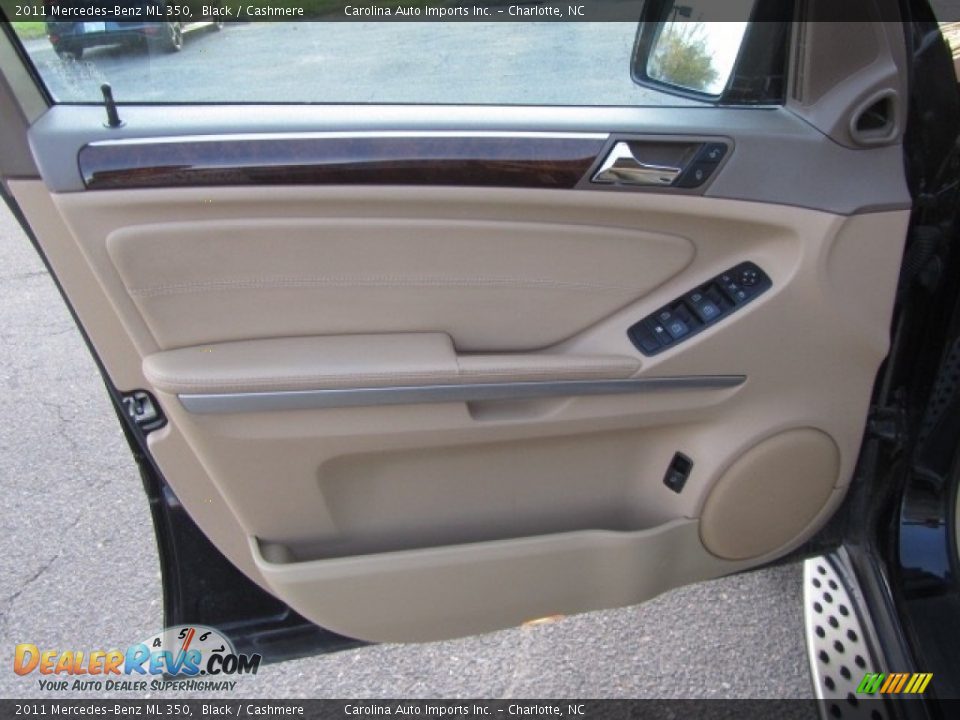 2011 Mercedes-Benz ML 350 Black / Cashmere Photo #18