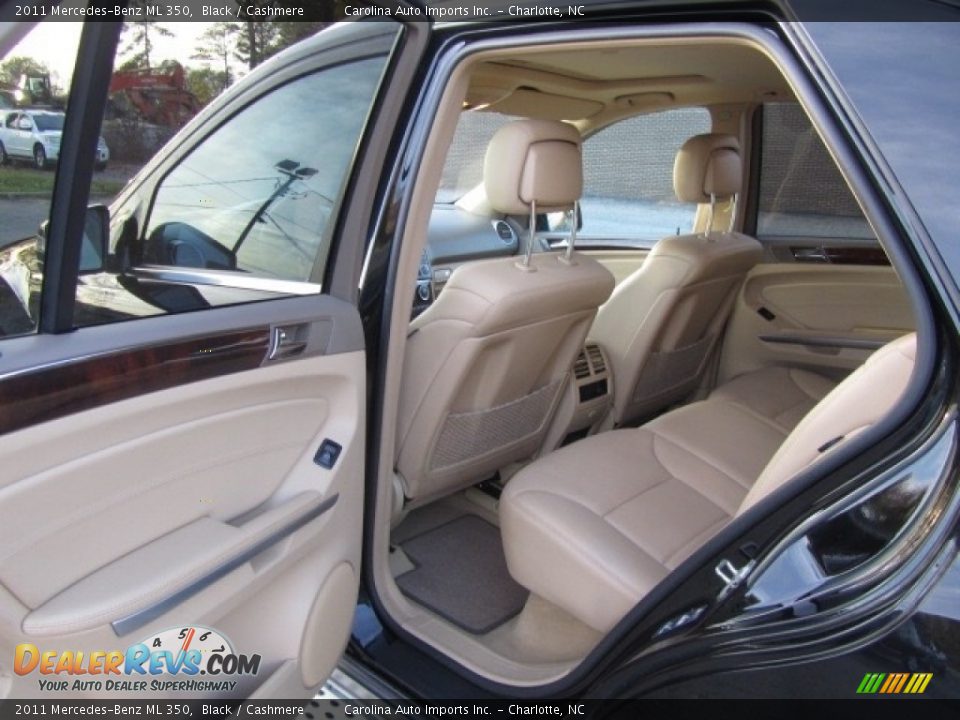 2011 Mercedes-Benz ML 350 Black / Cashmere Photo #20