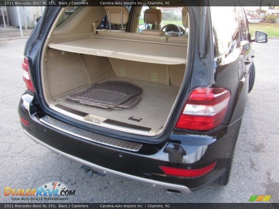 2011 Mercedes-Benz ML 350 Black / Cashmere Photo #21