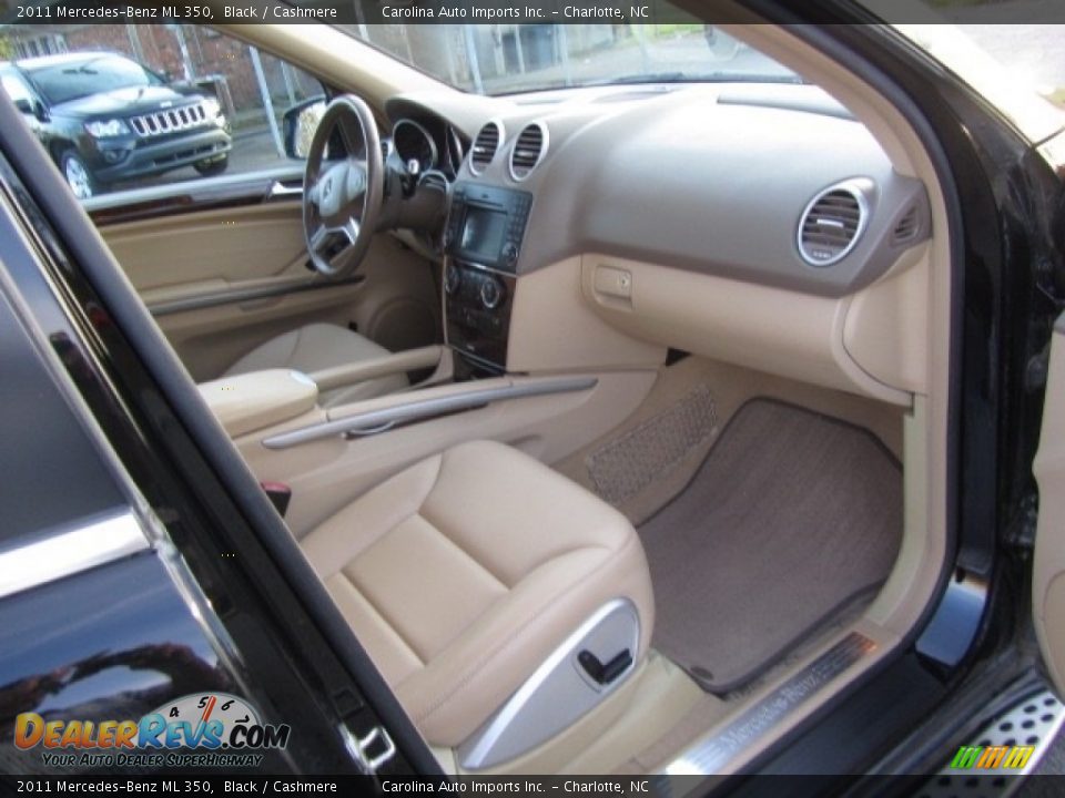 2011 Mercedes-Benz ML 350 Black / Cashmere Photo #22