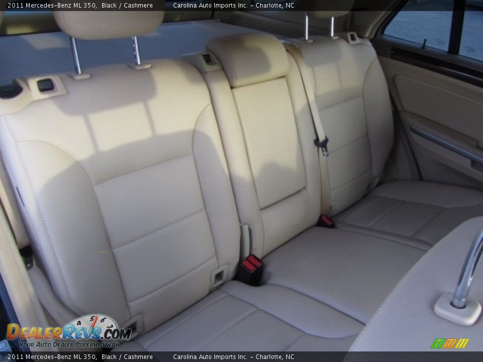 2011 Mercedes-Benz ML 350 Black / Cashmere Photo #25