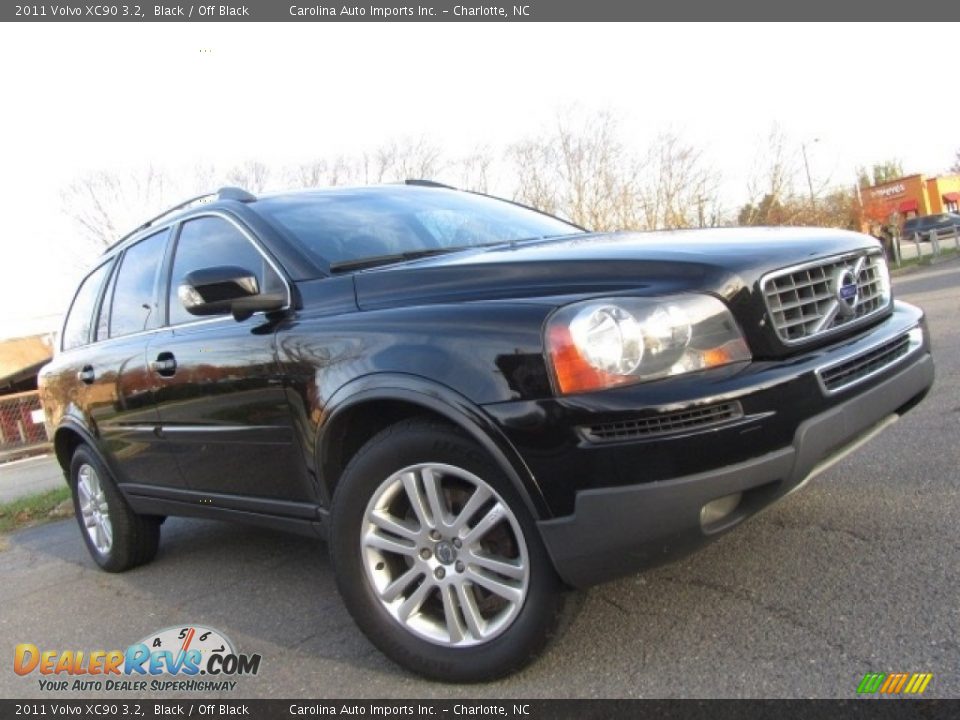 2011 Volvo XC90 3.2 Black / Off Black Photo #1