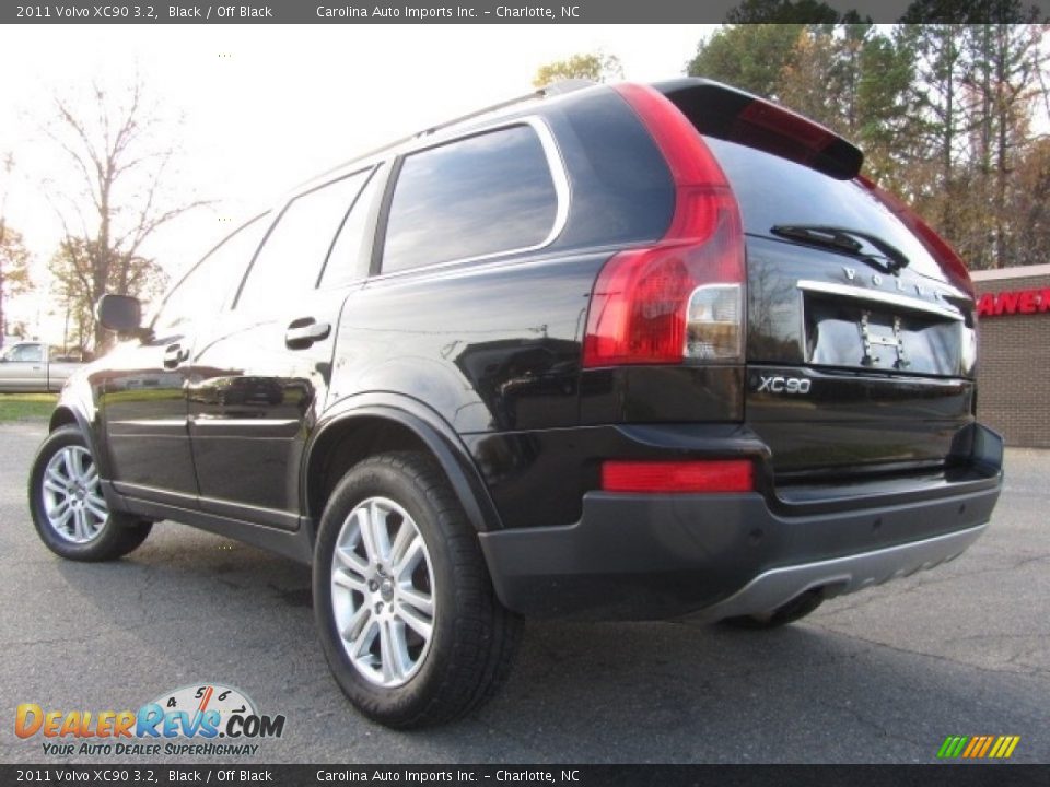 2011 Volvo XC90 3.2 Black / Off Black Photo #8