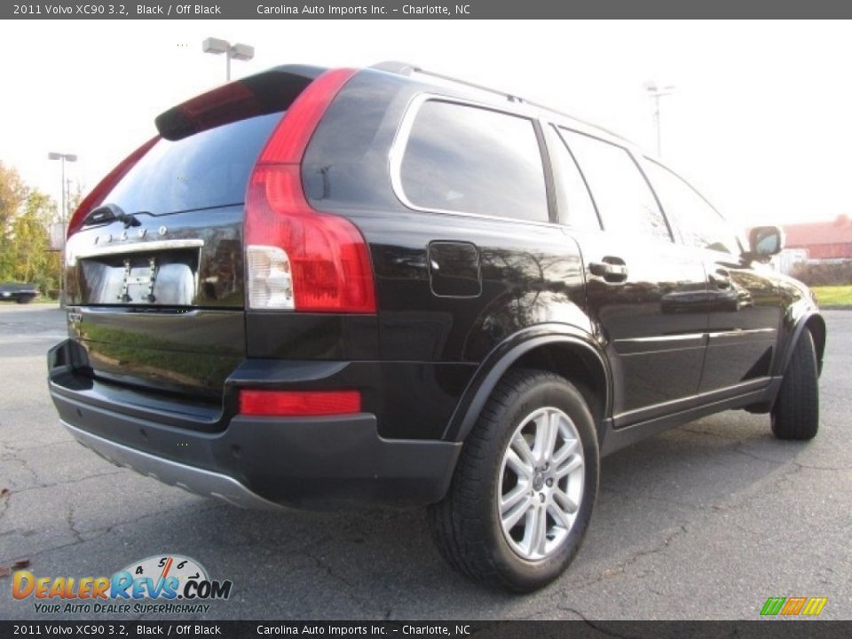 2011 Volvo XC90 3.2 Black / Off Black Photo #10