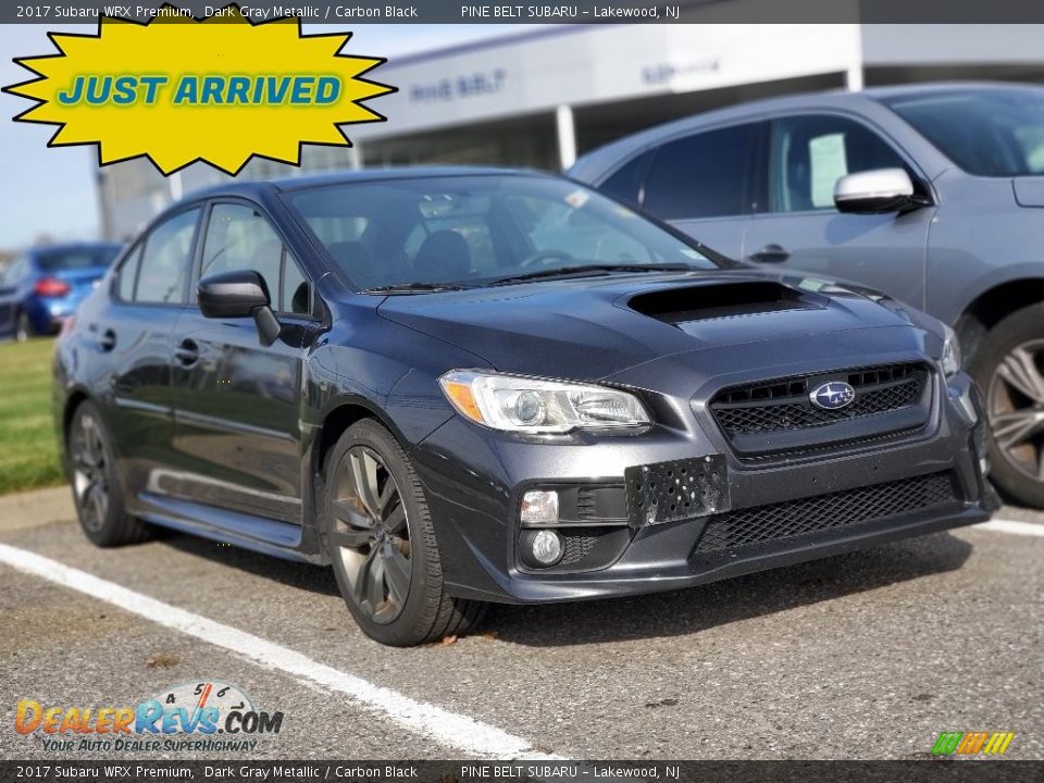 2017 Subaru WRX Premium Dark Gray Metallic / Carbon Black Photo #1