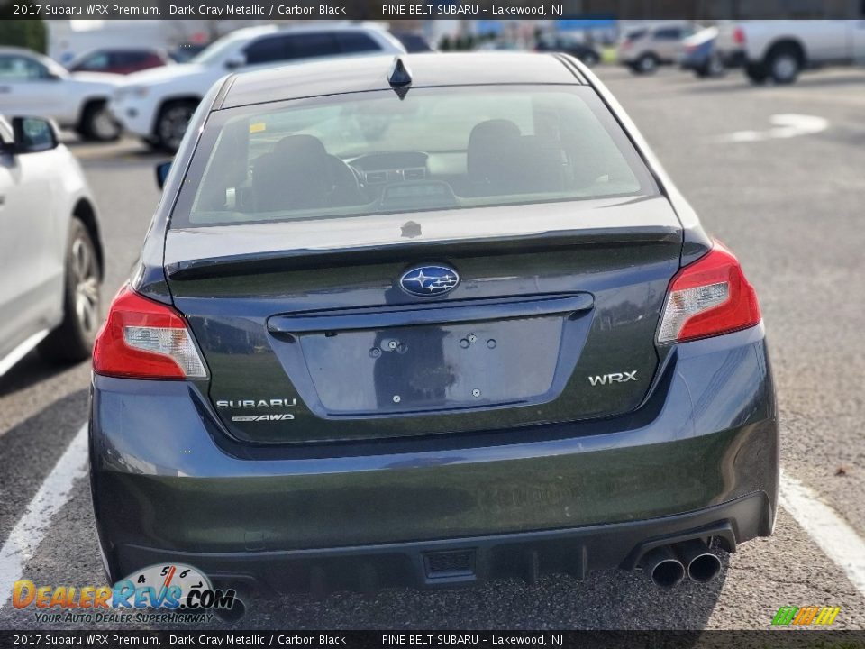 2017 Subaru WRX Premium Dark Gray Metallic / Carbon Black Photo #3