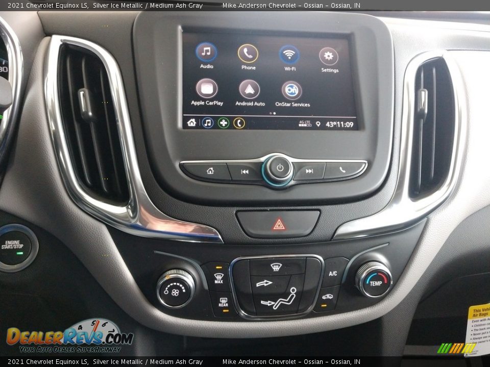 2021 Chevrolet Equinox LS Silver Ice Metallic / Medium Ash Gray Photo #27