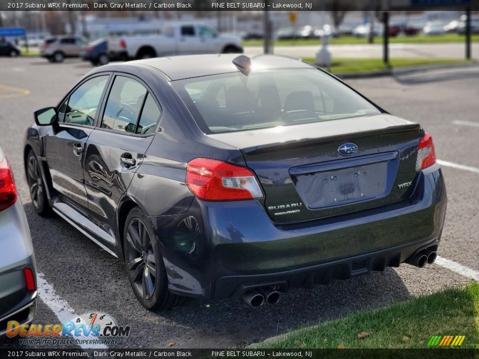 2017 Subaru WRX Premium Dark Gray Metallic / Carbon Black Photo #4