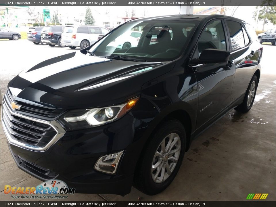 2021 Chevrolet Equinox LT AWD Midnight Blue Metallic / Jet Black Photo #10