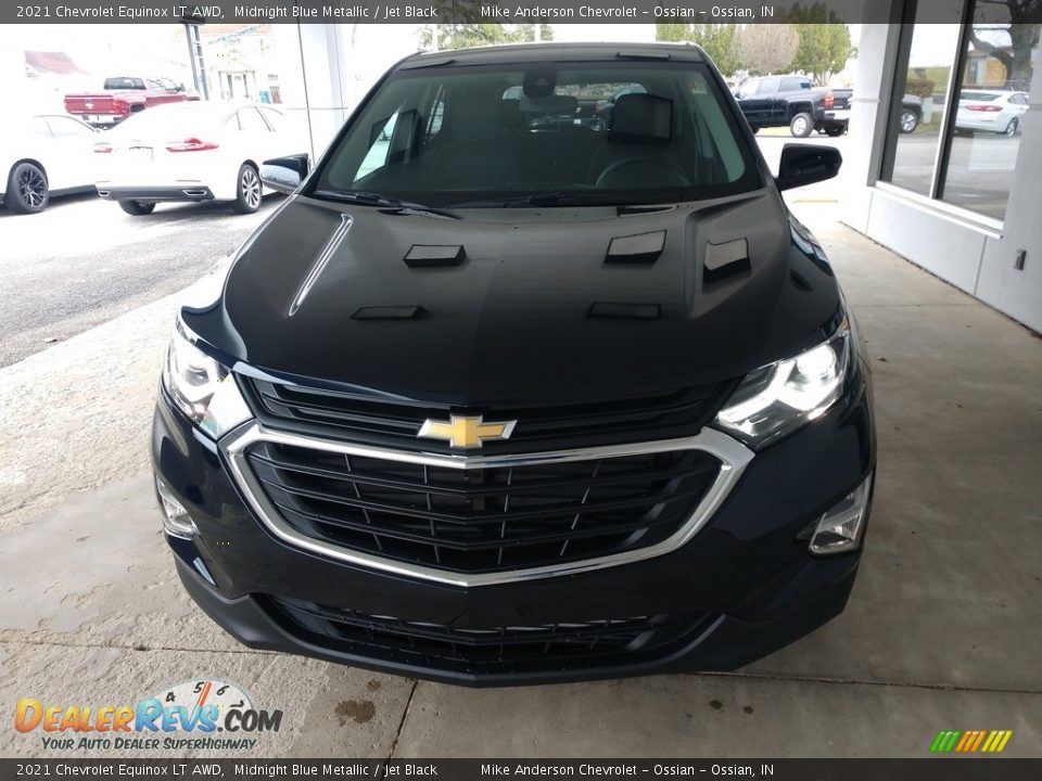 2021 Chevrolet Equinox LT AWD Midnight Blue Metallic / Jet Black Photo #11