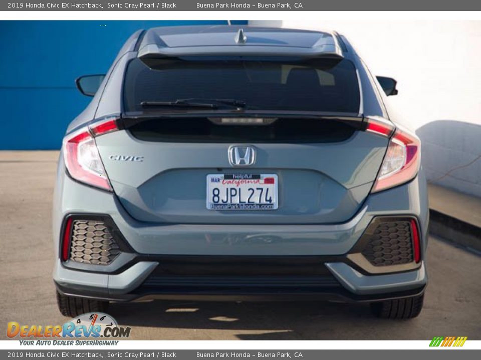 2019 Honda Civic EX Hatchback Sonic Gray Pearl / Black Photo #9