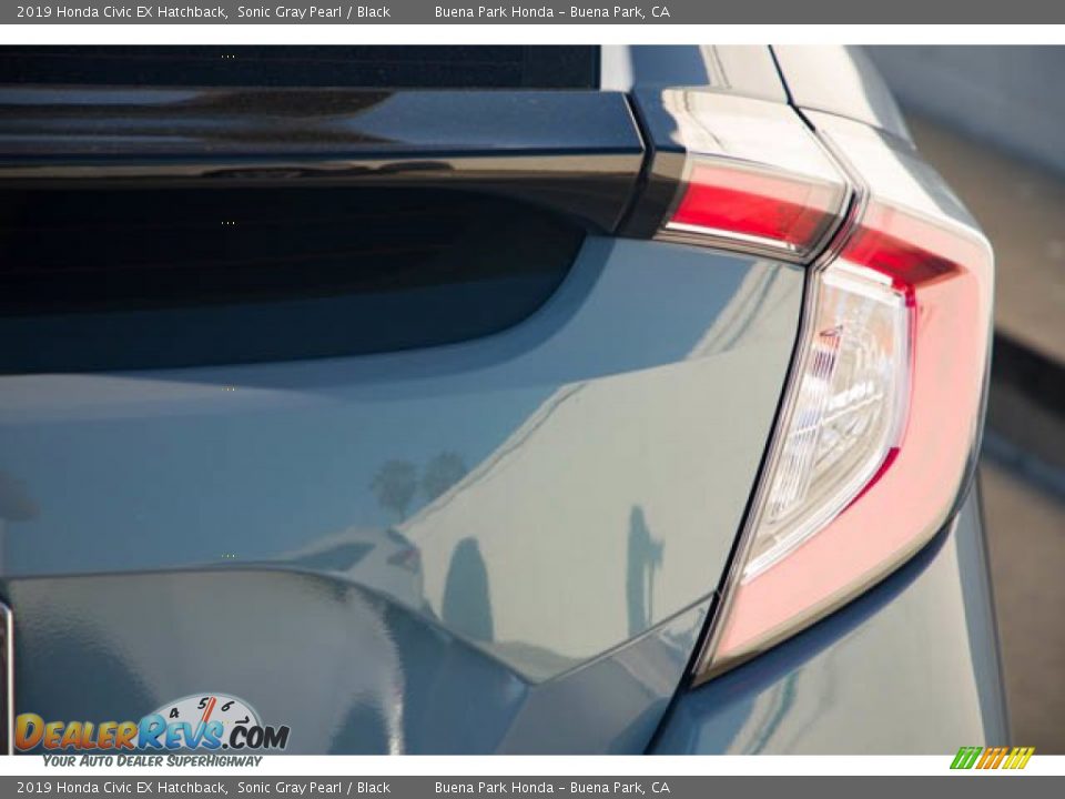 2019 Honda Civic EX Hatchback Sonic Gray Pearl / Black Photo #11