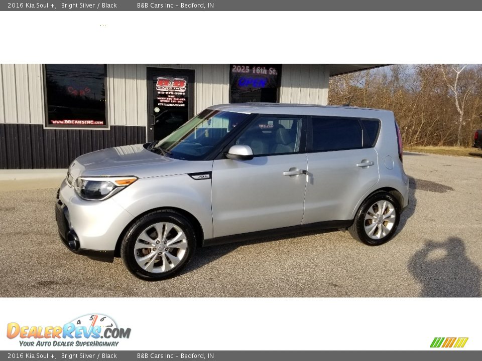 2016 Kia Soul + Bright Silver / Black Photo #1