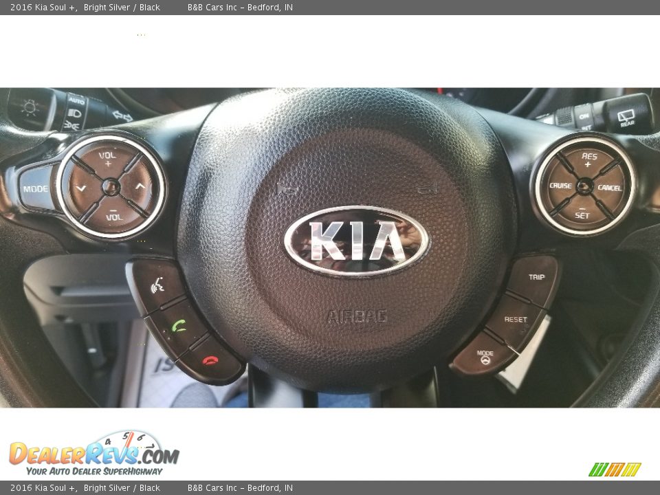 2016 Kia Soul + Bright Silver / Black Photo #13