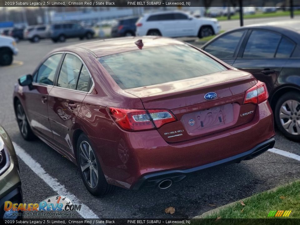 2019 Subaru Legacy 2.5i Limited Crimson Red / Slate Black Photo #4