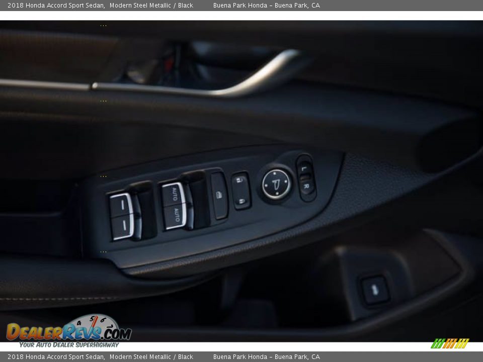 2018 Honda Accord Sport Sedan Modern Steel Metallic / Black Photo #30
