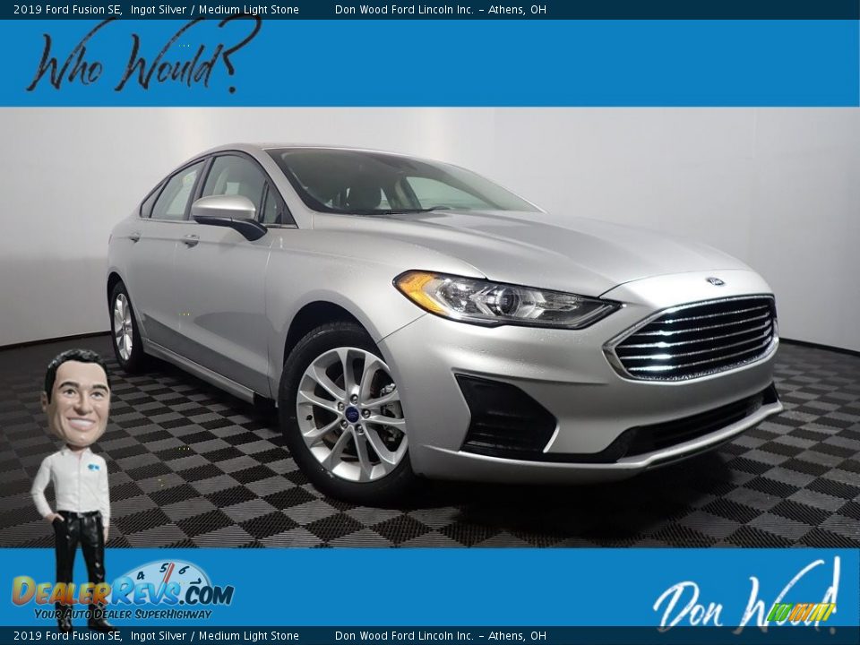 2019 Ford Fusion SE Ingot Silver / Medium Light Stone Photo #1