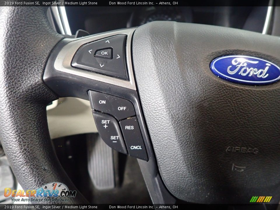 2019 Ford Fusion SE Ingot Silver / Medium Light Stone Photo #21