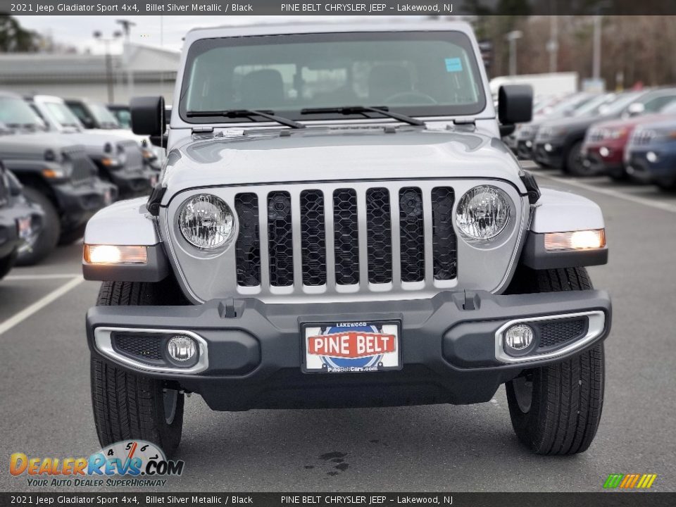 2021 Jeep Gladiator Sport 4x4 Billet Silver Metallic / Black Photo #3