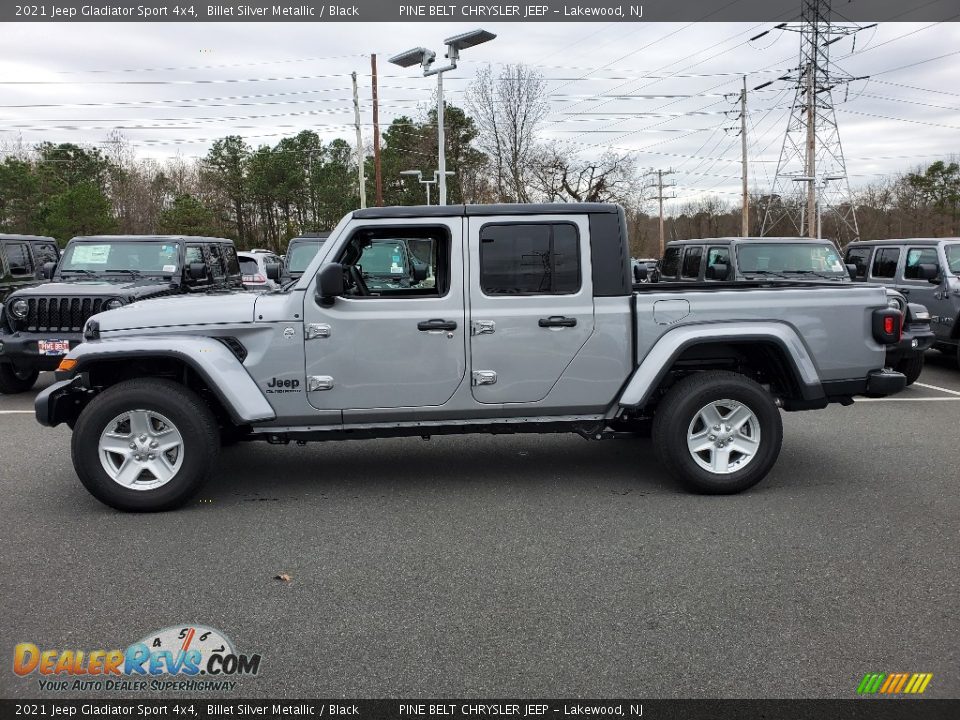 Billet Silver Metallic 2021 Jeep Gladiator Sport 4x4 Photo #4