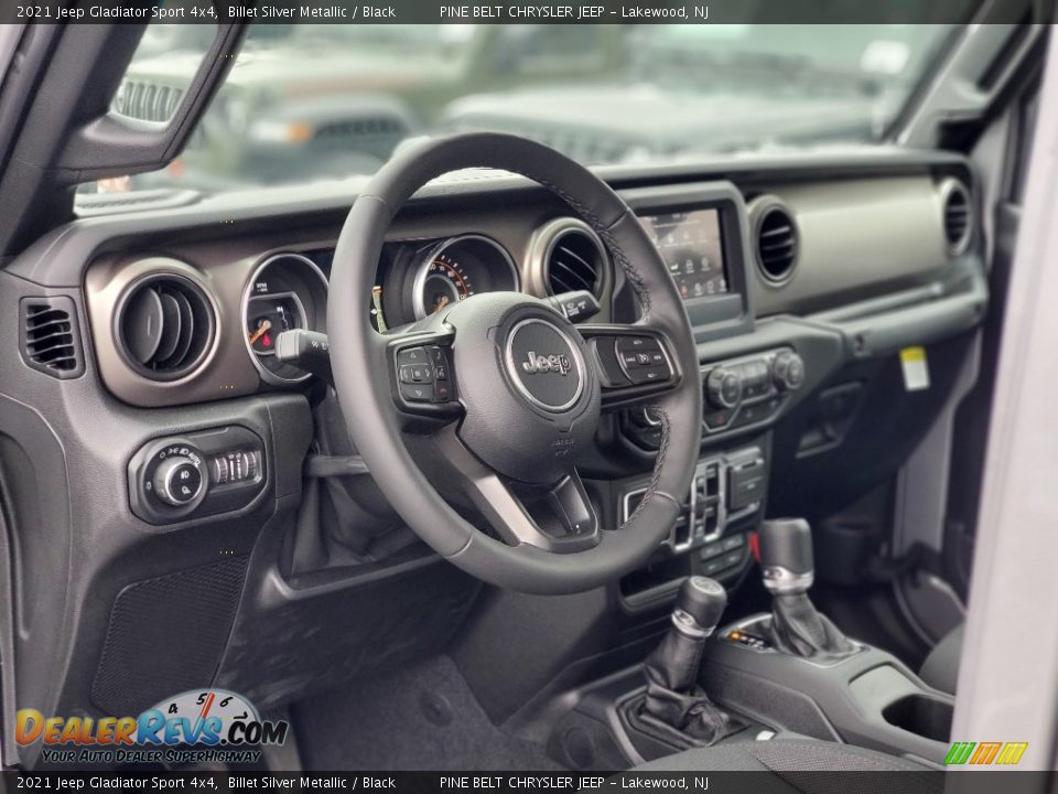 2021 Jeep Gladiator Sport 4x4 Billet Silver Metallic / Black Photo #10