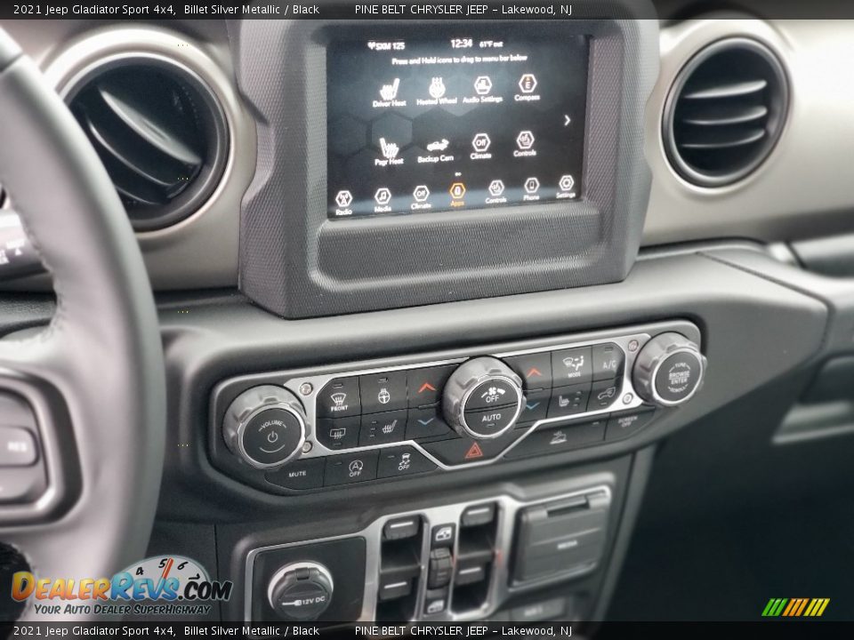 2021 Jeep Gladiator Sport 4x4 Billet Silver Metallic / Black Photo #15