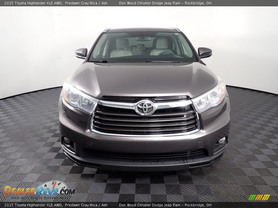 2015 Toyota Highlander XLE AWD Predawn Gray Mica / Ash Photo #6
