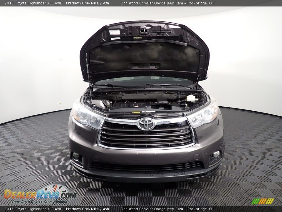 2015 Toyota Highlander XLE AWD Predawn Gray Mica / Ash Photo #7