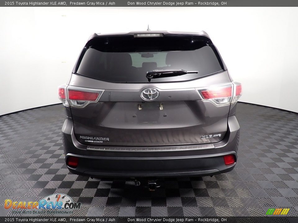 2015 Toyota Highlander XLE AWD Predawn Gray Mica / Ash Photo #14