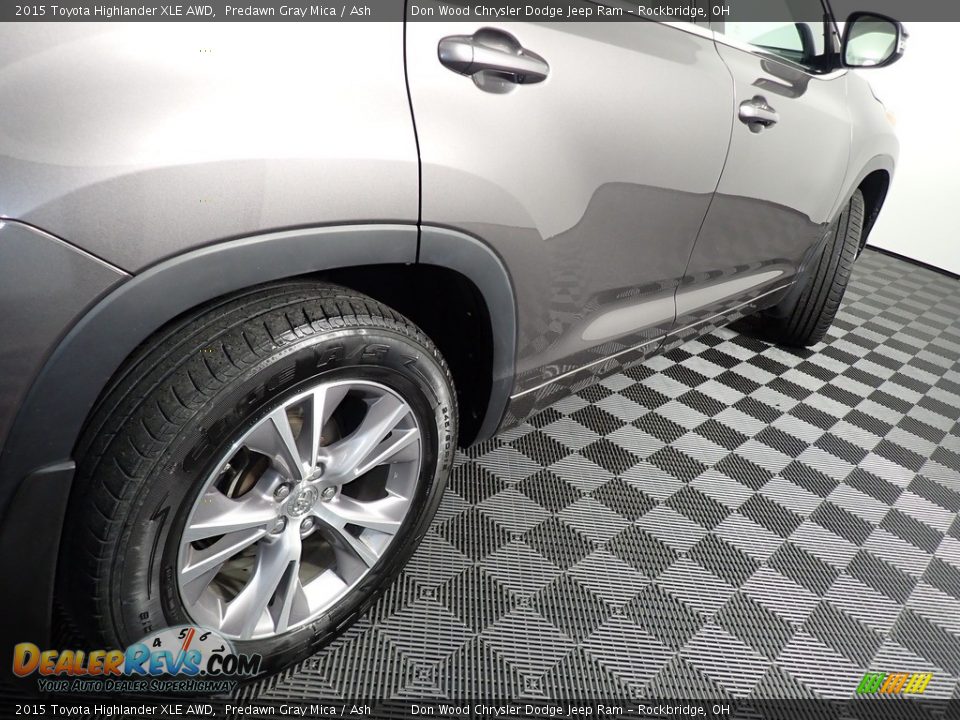 2015 Toyota Highlander XLE AWD Predawn Gray Mica / Ash Photo #23
