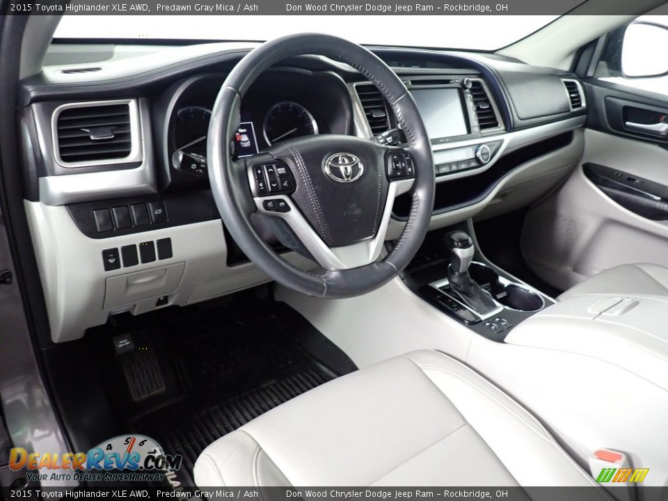 2015 Toyota Highlander XLE AWD Predawn Gray Mica / Ash Photo #28
