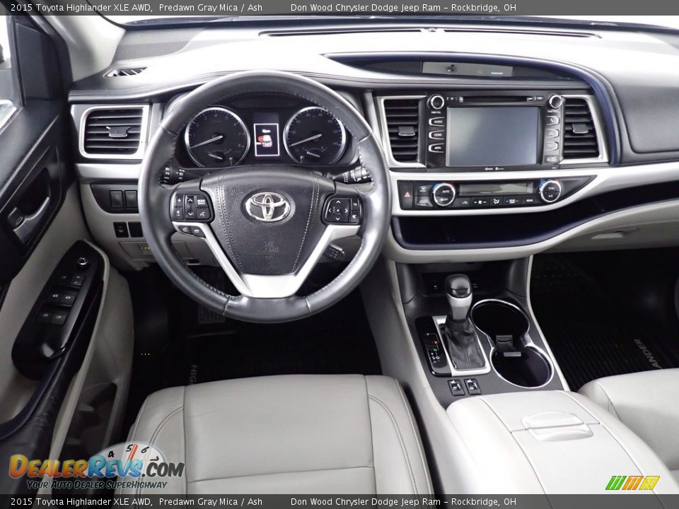 2015 Toyota Highlander XLE AWD Predawn Gray Mica / Ash Photo #33