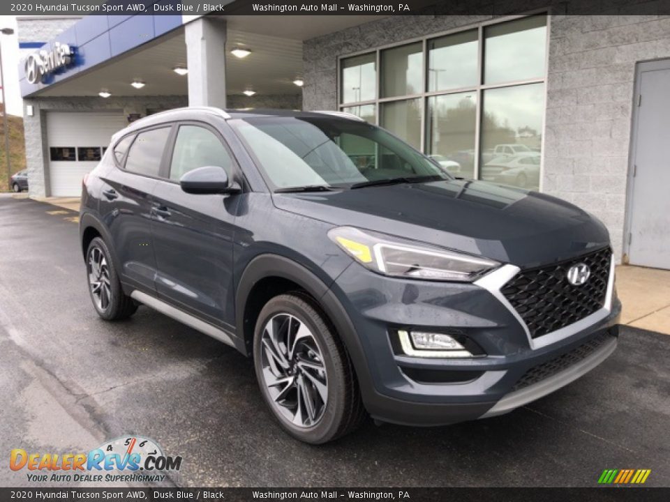 2020 Hyundai Tucson Sport AWD Dusk Blue / Black Photo #1