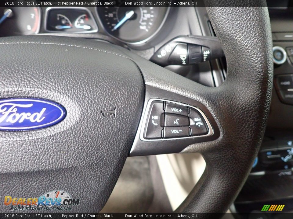 2018 Ford Focus SE Hatch Hot Pepper Red / Charcoal Black Photo #21
